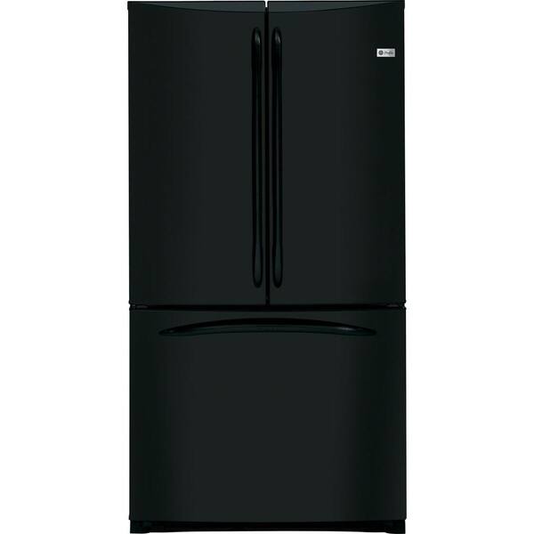 GE Profile 20.7 cu. ft. French Door Refrigerator in Black, Counter Depth