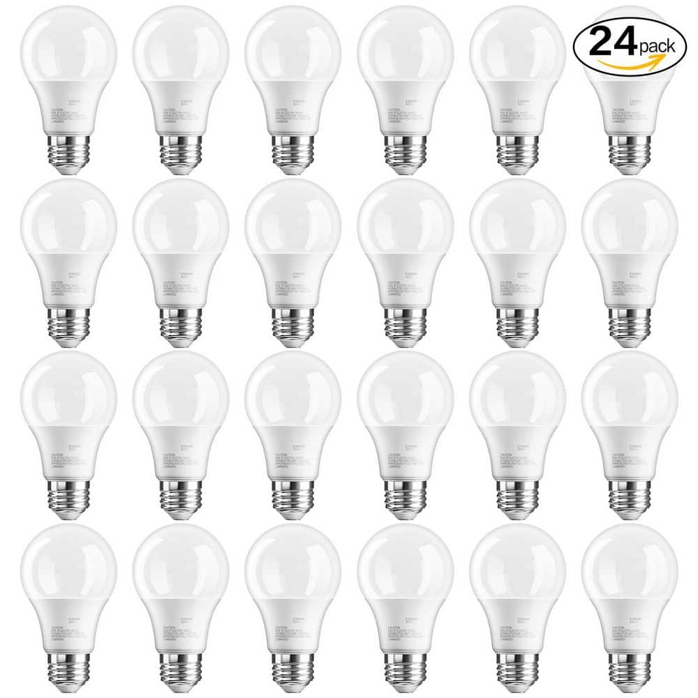 100-Watt Equivalent A19 standard Bulb Shape Non-Dimmable LED Light Bulb 5000K Daylight (24-Pack) price history on PriceWatchPro