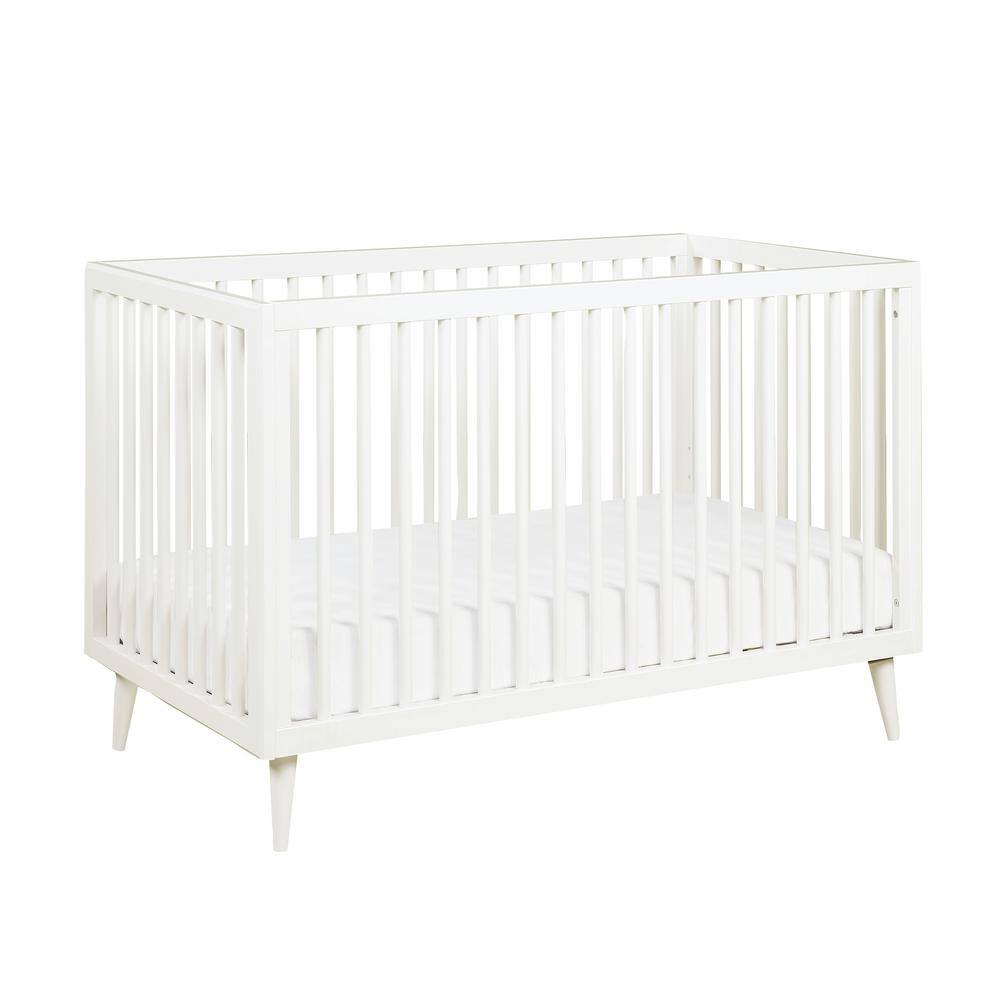 Novogratz Harper White 3-in-1 Convertible Baby Crib for Nursery DL8876B3 -  The Home Depot