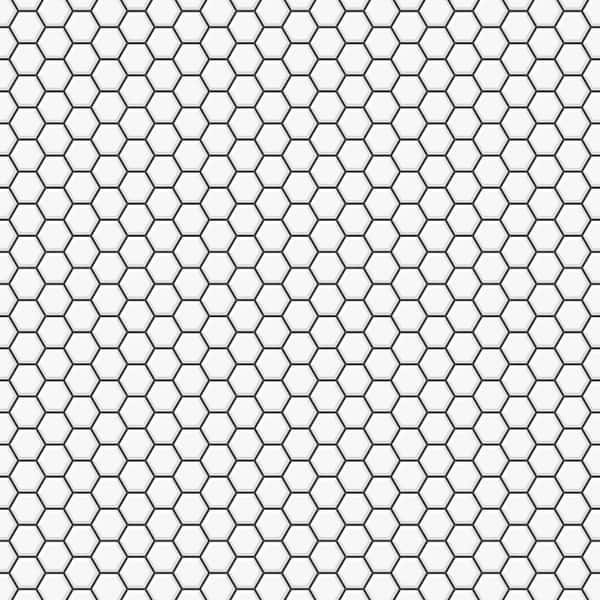 Transform Hexagon White Peel and Stick Wallpaper