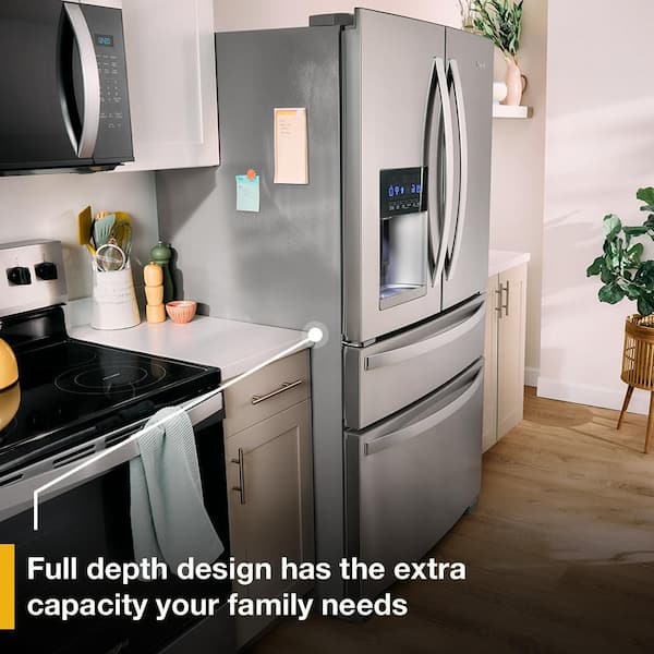 Whirlpool 36 in. 25.2 cu. ft. Full Depth French Door Refrigerator