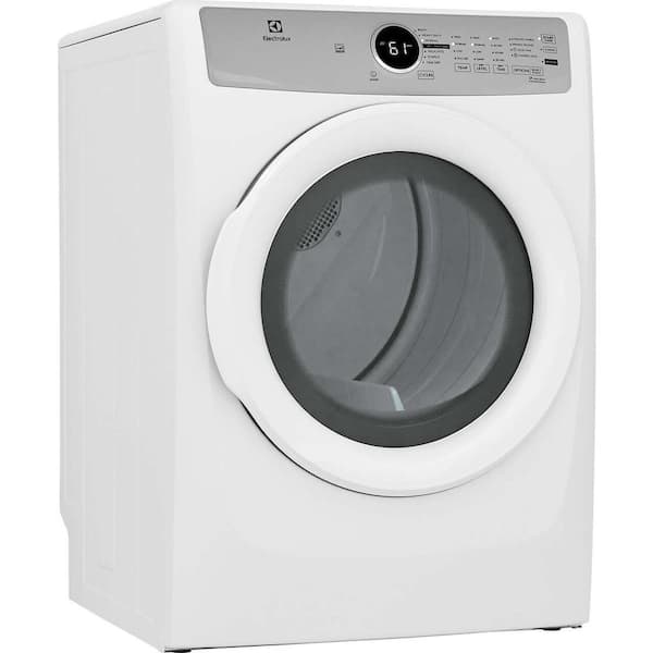 8 cu. ft. Electric Dryer Front Load in White