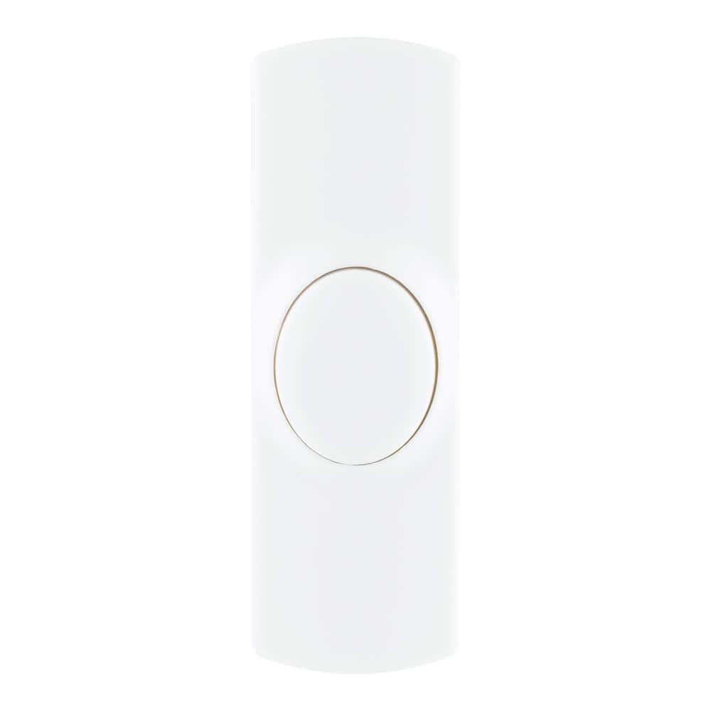 Utilitech Wireless White Doorbell Button (Batteries Included) in the Doorbell  Buttons department at
