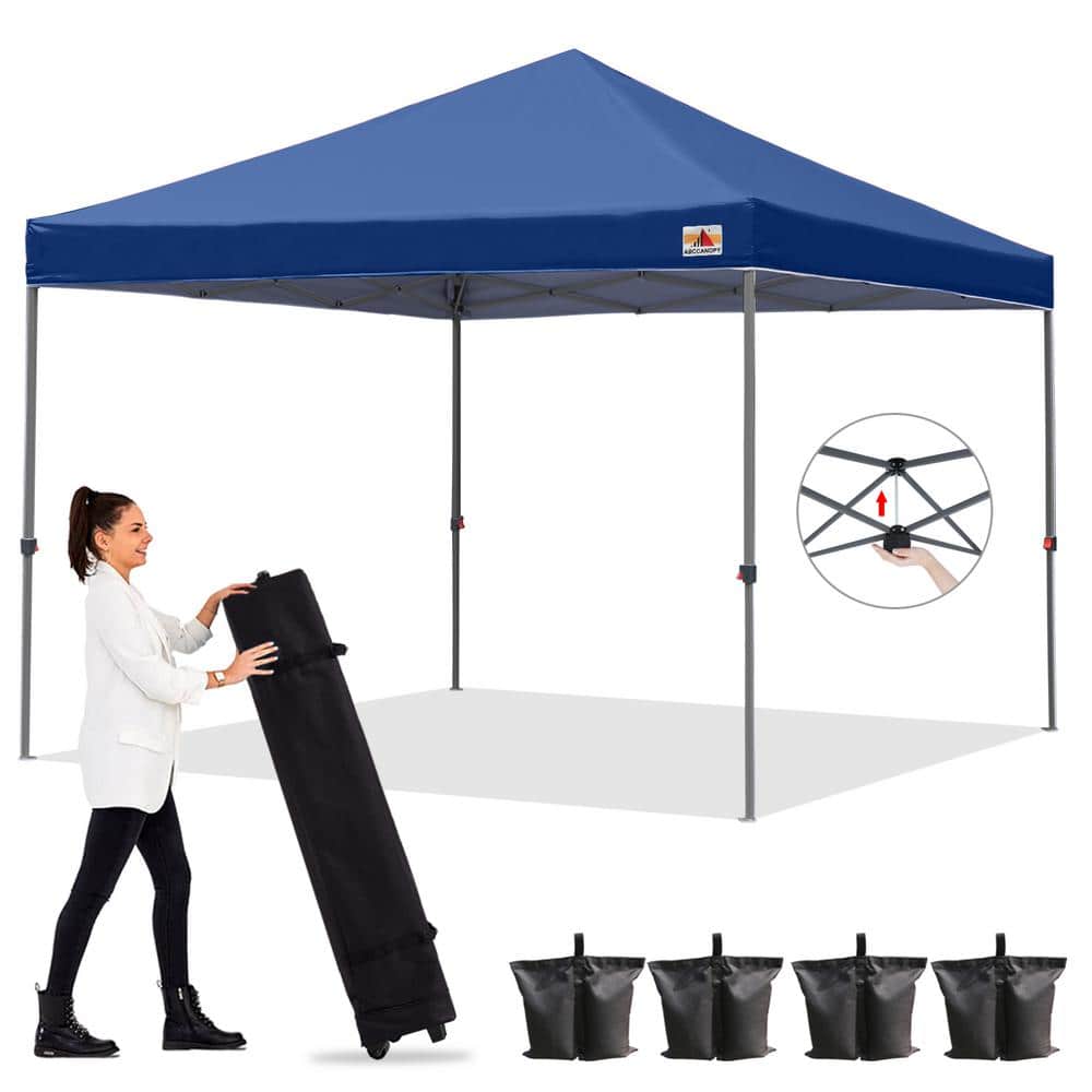 ABCCANOPY 7.5-Feet Aluminum Market Patio Umbrella with Lights and in