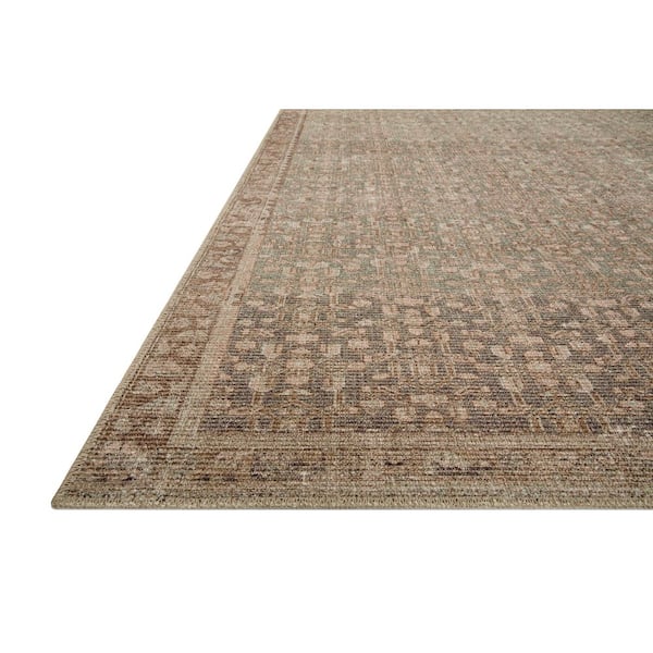 Angela Rose Aubrey 10 ft. x 14 ft. Sage / Bark Traditional Area Rug