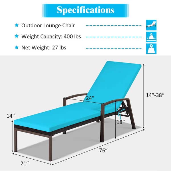 Replacement Slings Chaise Lounge Piece