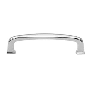 3-3/4 in. Center-to-Center Polished Chrome Deco Cabinet Pulls (10-Pack)