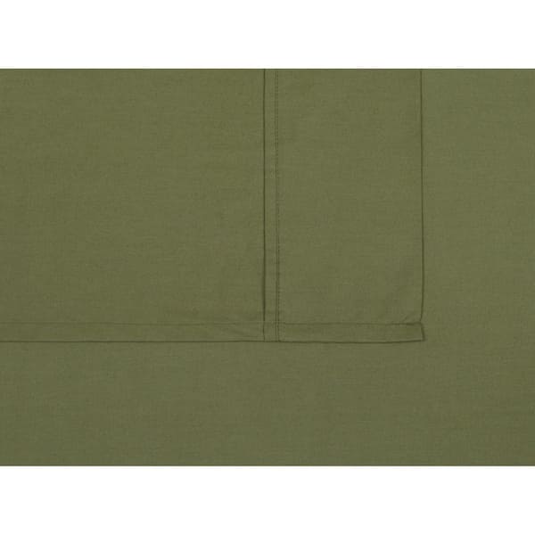 Moss Green-Cotton 3Pcs-Duvet/4Pcs-Sheet Set| 200 TC percale