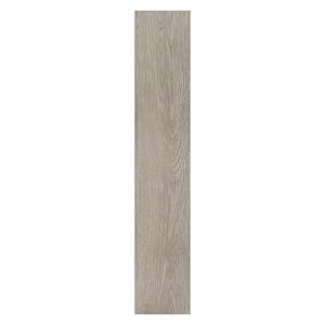 Light Gray 12 MIL 6 in. W x 36 in. L Peel and Stick Water Resistant Vinyl Tile Flooring (54 Sq. Ft. Case)