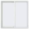 JELD-WEN 47.5 in. x 47.5 in. V-2500 Series White Vinyl Left-Handed ...