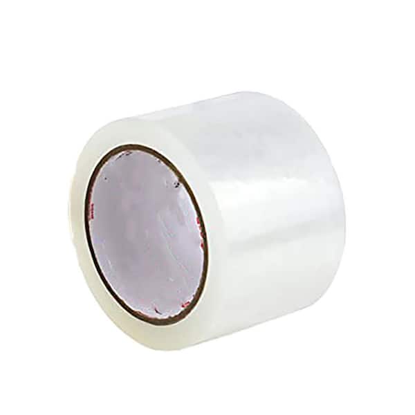 3.55 lb. 12.09 x 8.35 x 2.83 in. Clear 2.4mil Thick Heavy Duty Packing Tape 6 Rolls 360 yds. for Shipping Moving Storage