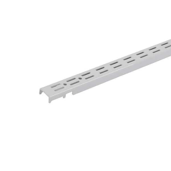 Everbilt 48 in. L-White Shelf Tracks Heavy-Duty Vertical Rail