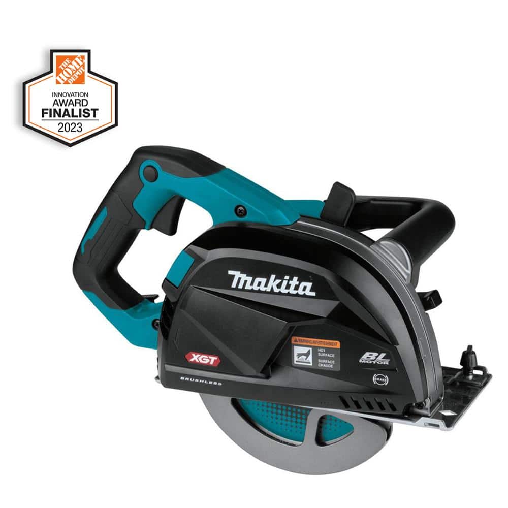 Makita 40V max XGT Brushless Cordless 7-1/4 in. Metal Cutting Saw, with  Electric Brake and Chip Collector (Tool Only) GSC01Z The Home Depot