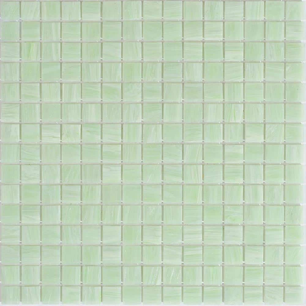 Apollo Tile Celestial Glossy Tea Green 12 in. x 12 in. Glass