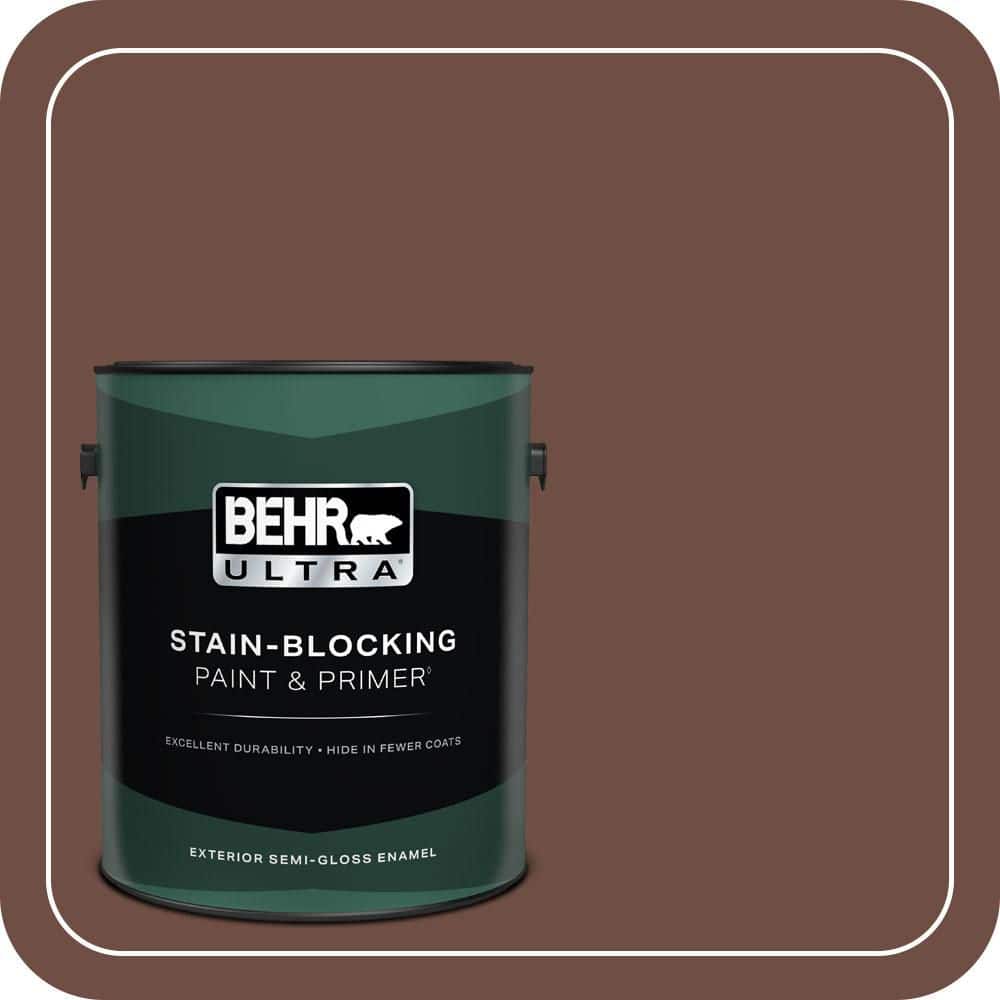 1 gal. #S-G-750 Chocolate Sprinkle Semi-Gloss Enamel Exterior Paint & Primer price history on PriceWatchPro