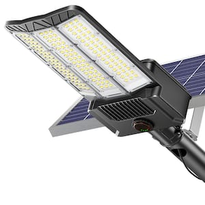 600-Watt Equivalent 600000 Lumens 240% Black Motion Sensing Dusk to Dawn Integrated LED Parking Lot Area Light