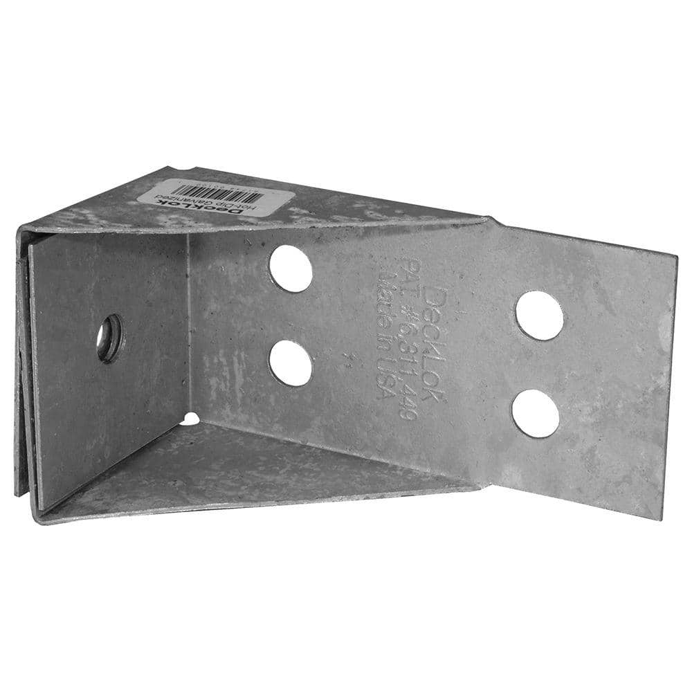 DeckLok Hot Dipped Galvanized Steel Lateral Anchor System for Deck to  Ledger Connections and Stair Stringers DLHDG The Home Depot