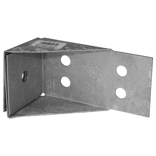 DeckLok Hot Dipped Galvanized Steel Lateral Anchor System for Deck to Ledger Connections and Stair Stringers