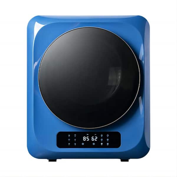 Flynama 3.8 cu. ft. vented Electric Dryer with Digital display in Blue Body with Black Door
