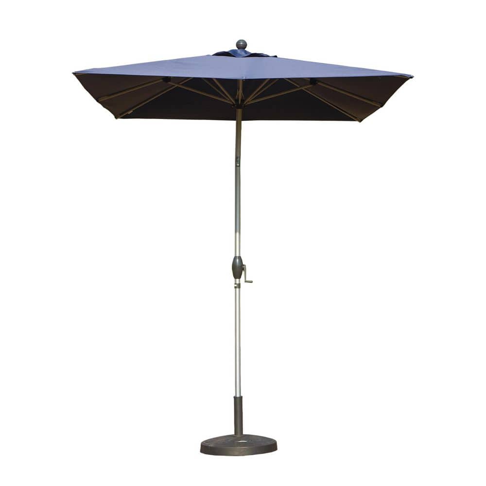 6.5/10 ft. Aluminium Market Patio Umbrella in Navy Blue with Crank Lift and Tilt Function price history on PriceWatchPro