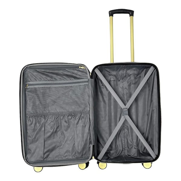 Jenni Chan Python 3-Piece Hardside Spinner Set JC111-ST3-GRY - The