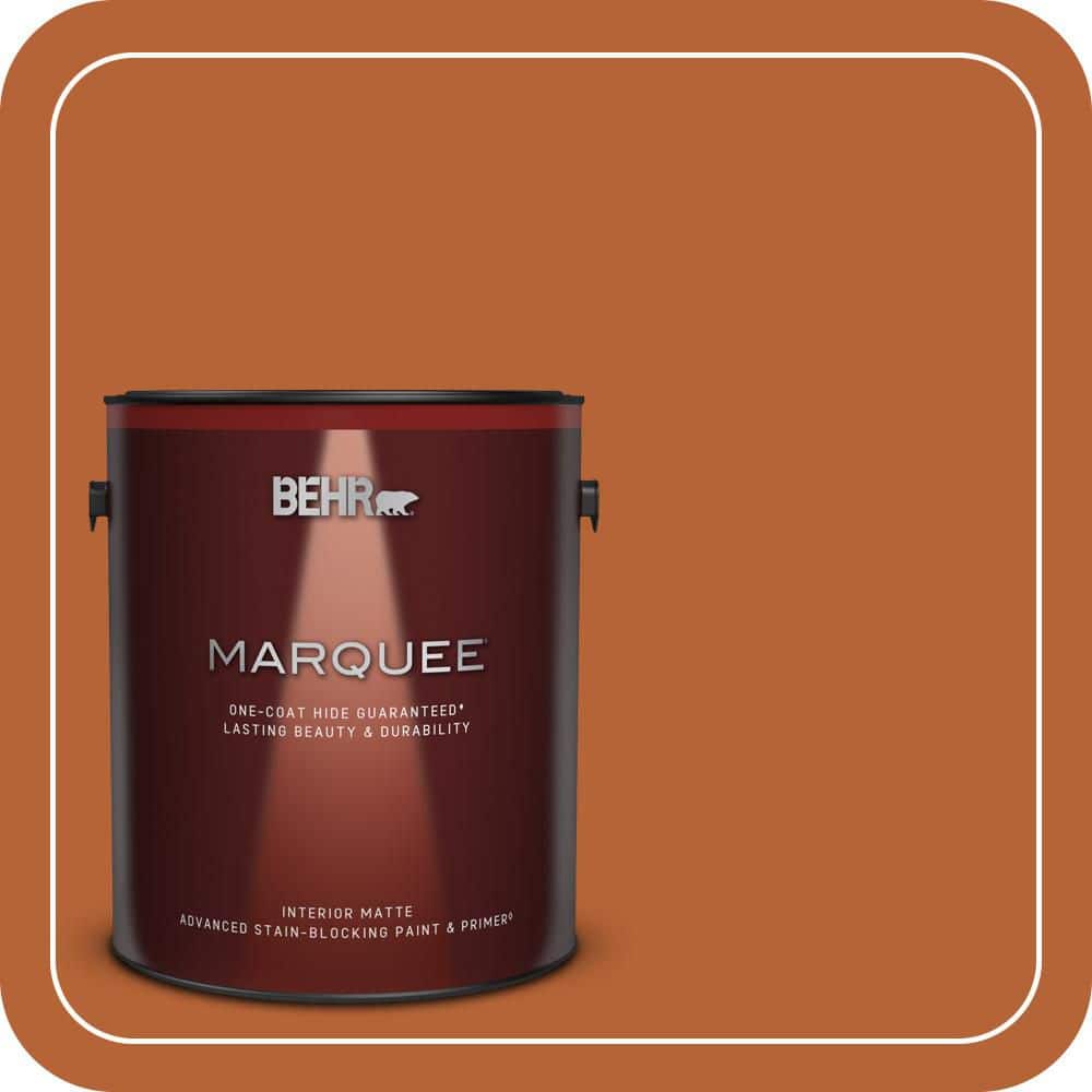 1 gal. #250D-7 Caramelized Orange Matte Interior Paint & Primer product image for price tracking