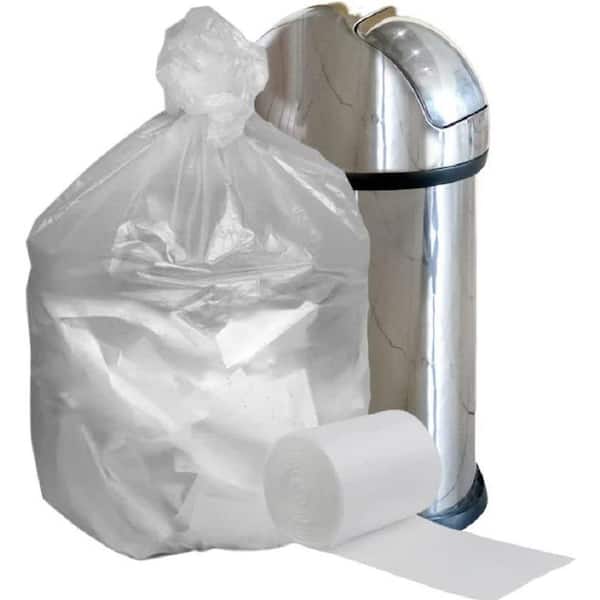 Aluf Plastics 250-Count 33-Gallons Clear Plastic Kitchen Trash Bag in the Trash  Bags department at