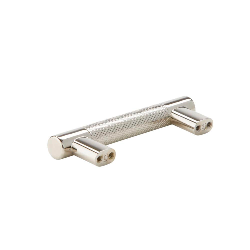 Polished Nickel Modern Industrial Bar Cabinet Pull