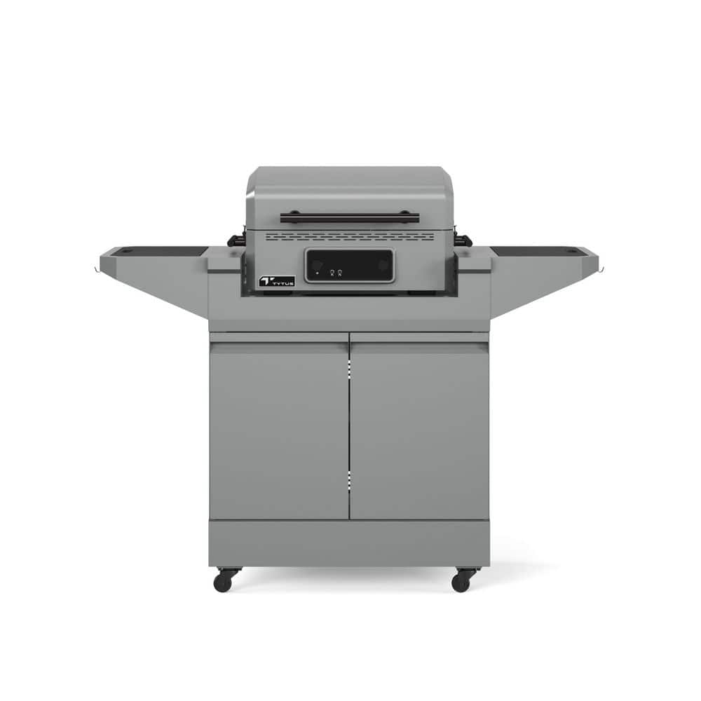 Emberwood Electric Griddle and Grill with Grill and Prep Cart
