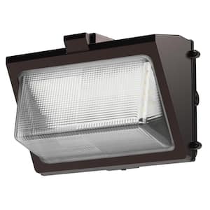 12000 Lumen Select Integrated LED Selectable 5CCT Bronze Dusk to Dawn or Motion Sensing Commercial Wall Pack Light