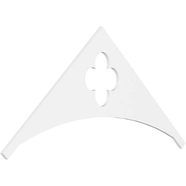 1 in. x 72 in. x 33 in. (11/12) Pitch Turner Gable Pediment Architectural Grade PVC Moulding