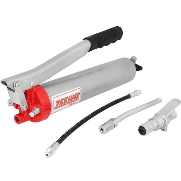 ZEELINE BY MILTON 10,000 PSI Heavy-Duty Lever Action Grease Gun W/Locking Grease Coupler