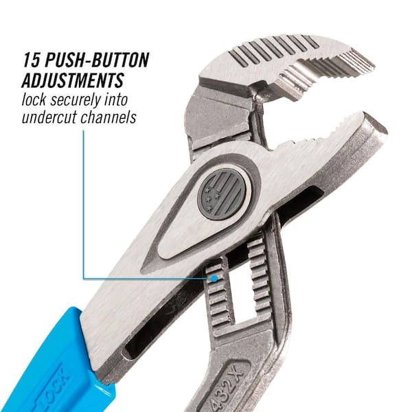 Channellock 10 in. V-JAW SPEEDGRIP Tongue and Groove Pliers