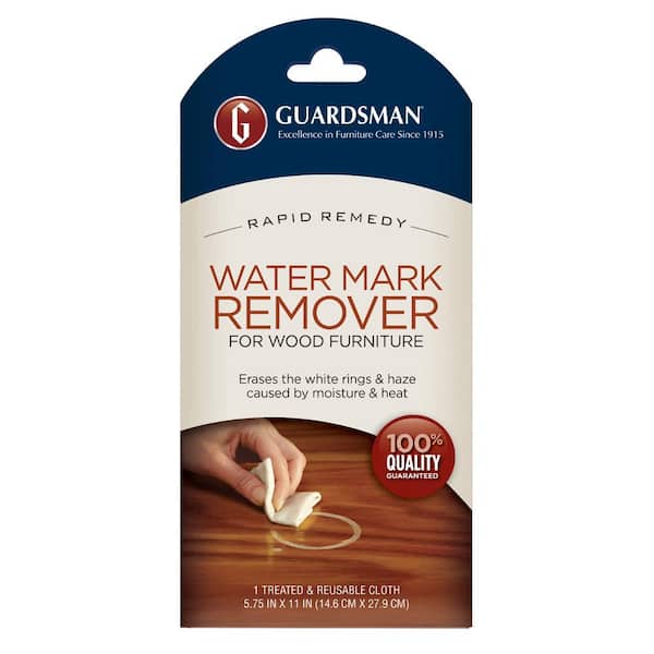Watermark Remover for Wood Furniture (1 Treated and Reusable Cloth, 5.75 in. x 11 in./14.6 cm. x 27.9 cm)