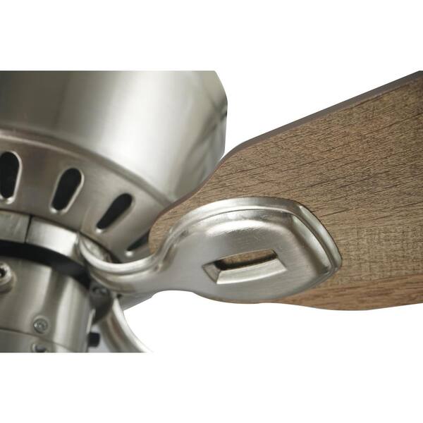Kennesaw 42 in Indoor Brushed Nickel Ceiling Fan with Light 
