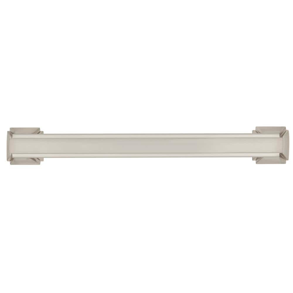 Satin Nickel Modern Kitchen Cabinet Drawer Pulls 10-Pack