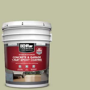 5 gal. #S370-3 Sage Brush Self-Priming 1-Part Epoxy Satin Interior/Exterior Concrete and Garage Floor Paint