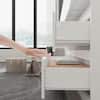 FUFU&GAGA 6-Drawer L-Shaped Chest of Drawers Cabinet with Rotatable Desktop 47.2 in. W x 51.2 in. D x 32.7 in. H KF260058-01
