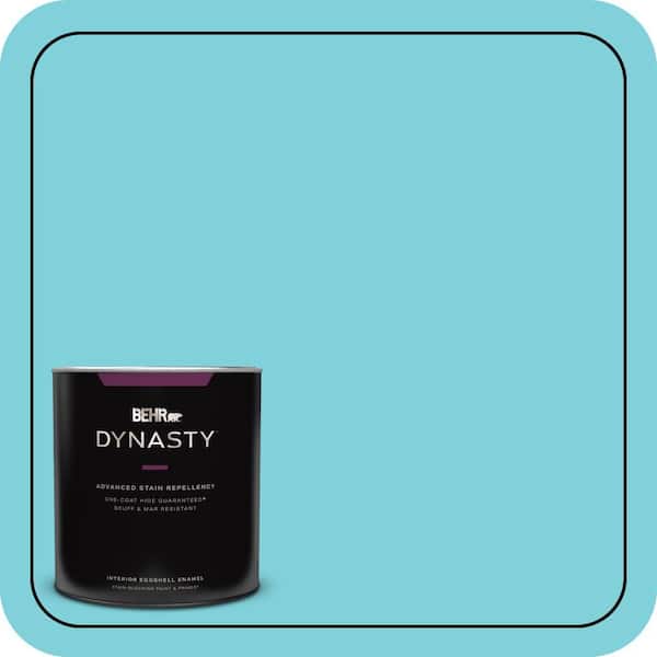 BEHR DYNASTY 1 qt. #P470-3 Sea of Tranquility Eggshell Enamel Interior Stain-Blocking Paint & Primer