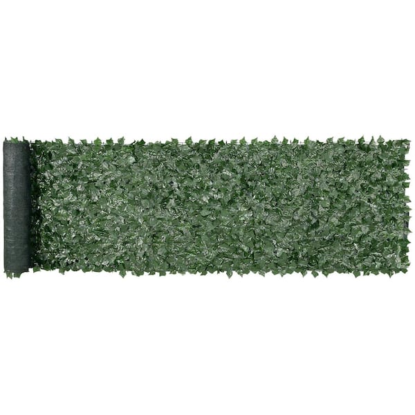 VEVOR Ivy Privacy Fence 39 in x 158 in. Artificial Green Wall Screen Greenery Ivy Fence Faux Hedges Vine Leaf Decoration