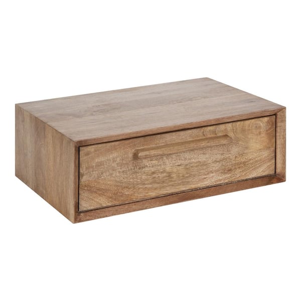 Kate and Laurel McCutcheon 12.00 in. D Natural 6.00 in. H Rectangle End Table