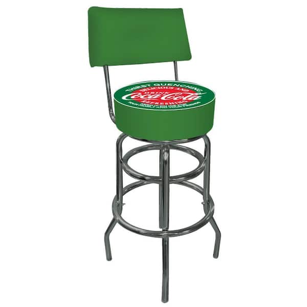 Trademark Red And Green Coca Cola 30 In, Green Bay Bar Stools