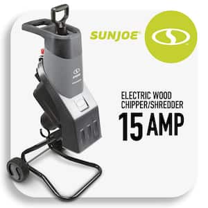 1.5 in. 15 Amp Electric Wood Chipper/Shredder, Gray