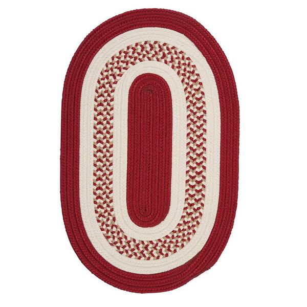 Home Decorators Collection Spiral II Sangrita 2 ft. x 4 ft. Indoor/Outdoor Patio Runner Rug