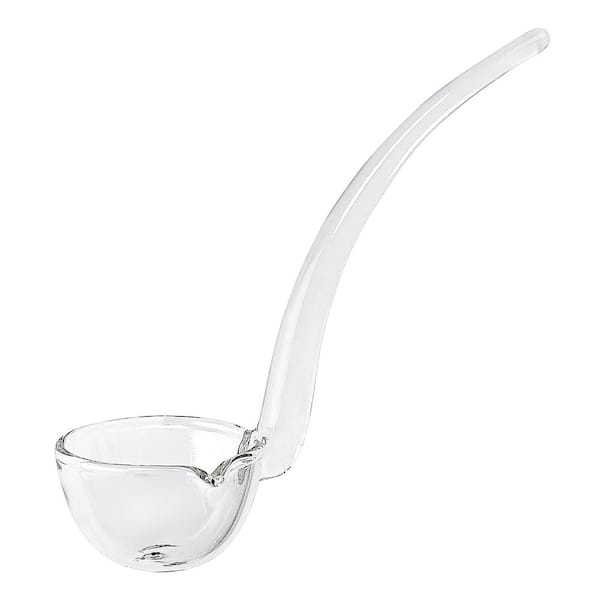 Badash Crystal Mouth Blown Lead Free 6 in. Crystal Gravy, Dressing or Sauce Ladle