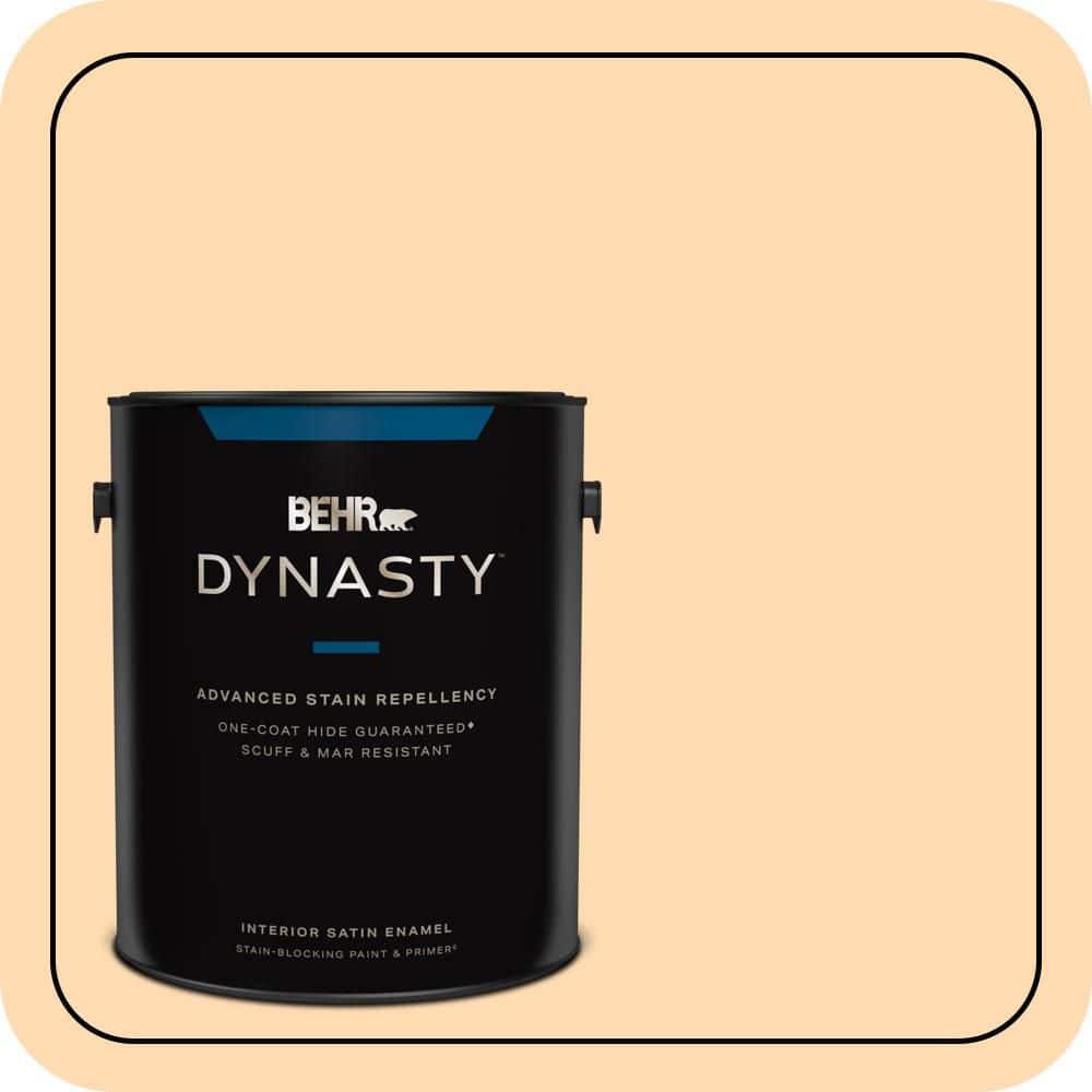 1 gal. #290B-4 Feather Plume Satin Enamel Interior Stain-Blocking Paint & Primer price history on PriceWatchPro