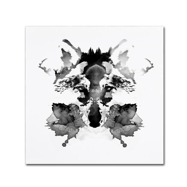 Trademark Fine Art 24 in. x 24 in. Rorschach by Robert Farkas Printed  Canvas Wall Art ALI2248-C2424GG - The Home Depot