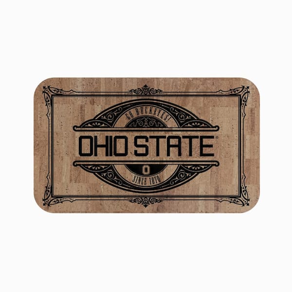 FANMATS Ohio State University Cork 18 in. x 30 in. Comfort Mat