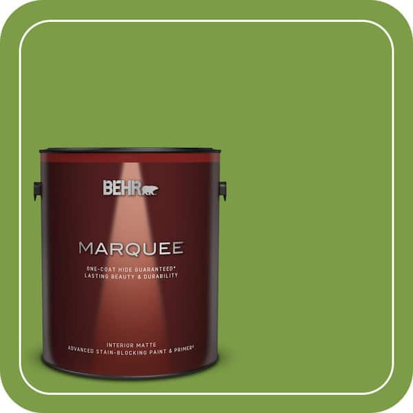 BEHR MARQUEE 1 gal. #420B-7 Pepper Grass Matte Interior Paint & Primer