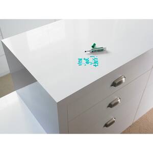 4 ft. x 8 ft. Laminate Sheet in Markerboard White with Gloss Finish